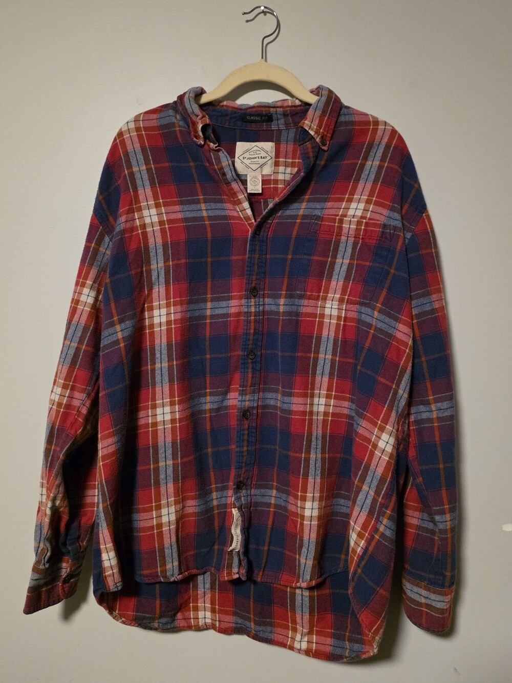 Blue and Red Flannel
